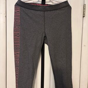 Under Armour Charcoal and Pink Leggings